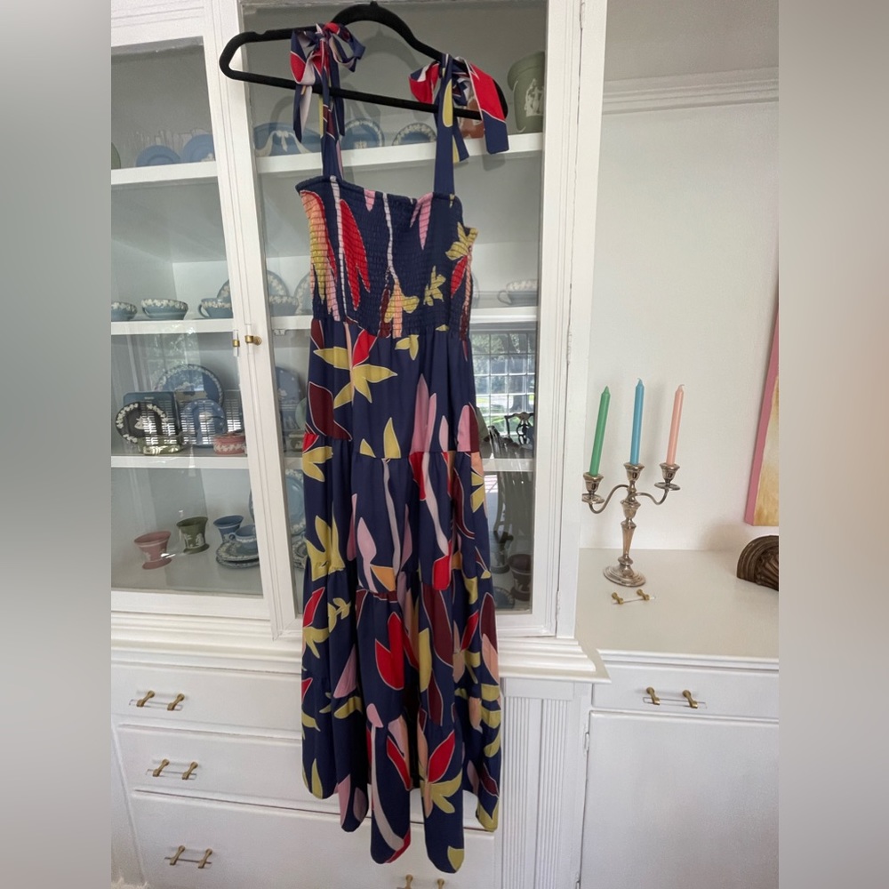 🍂 FALL STYLE 🍁 Silk boutique style maxi dress.